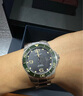【二手99新】25年未使用 浪琴(LONGINES)运动康卡斯潜水系列男表专柜全新未拆封自动机械瑞表 41mm陶瓷圈黑盘绿圈L3.781.4.05.6 实拍图