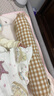 科迷熊 韩国ins婴幼儿安抚抱枕圆柱侧睡防撞靠枕防掉床围惊跳小熊幼儿园 INS咖小兔 长约56CM(荞麦壳芯)0-4岁 实拍图