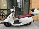 嘉陵嘉乐150复古文艺两轮踏板摩托车国四电喷家用代步燃油可上牌男女 白色【送豪华密码锁尾箱】高配版 实拍图