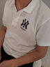 圣缔亚纳polo衫男新款商务休闲男士翻领短袖潮ins宽松大码打底2025潮牌男 黑色POLO 3XL 实拍图