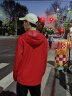 乔丹运动外套男2025春季连帽风衣男休闲夹克三防户外冲锋运动服男 实拍图