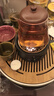 宏虎蜡烛加热器一体套装玻璃加热煮茶壶餐厅泡茶保温煮茶器底座温茶炉 白色四小时X100个 实拍图
