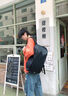 唐酷大容量双肩包男徒步登山防泼水旅行背包出差商务包休闲17寸电脑包 【30L大容量/17.3吋版】黑色大号 实拍图