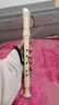 奇美 竖笛8孔高音德式c调儿童中小学生教学6孔竖笛巴洛克笛子吹奏乐器 小状元奶白色6孔 实拍图