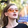 UVEX 204骑行眼镜户外运动跑步休闲太阳镜防紫外线一体式镜片原装进口 5305252110 烟灰色 S3 实拍图