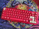 KEYVERSE ET65有线RGB电竞磁轴游戏键盘铝合金无畏契约吃鸡打瓦CS 电竞磁轴键盘竞技版（丹霞红） 实拍图