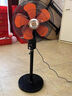方帅（FOSHUAI）【25升级新款】双头电风扇360度旋转双向风扇20寸落地扇大排档饭店大功率工业车间仓库使用电风扇 501-16寸橙色机械款-360度旋转-可单面控制 实拍图