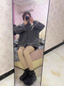安尚芬厚底洞洞凉鞋男款2025新款夏季外穿沙滩凉鞋防滑防臭增高凉鞋女士 黑色 42 正码（内长260mm） 实拍图