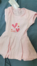 Radinka2025夏新款95棉女宝宝连衣裙洋气韩版婴幼儿公主裙女童T恤裙子MYY 可爱印花款 粉色偏小一码 110 【建议身高100-110CM】 实拍图