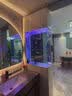新概念（NEW CONCEPT AQUARIUM）鱼缸客厅带柜子一体缸小型定制卫生间半墙玻璃生态底滤智能水族箱 只定做单缸体按具体尺寸计算价格 实拍图