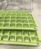 【出口转内销】按压冰块模具冰格家用食品级制冰盒冰箱制冰神器 【清新绿56格】双层套装 赠冰铲 实拍图