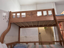 森喜鹿橡胶木全实木上下铺双层床高低床实木男孩女孩儿童床两层子母床 爬梯款+5CM椰棕床垫*2 【升级加厚橡木】 1350mm*2000mm 实拍图