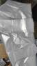 巢极佳品加厚搬家袋被子衣服玩具收纳袋白色透明手提袋背心袋塑料袋子 实拍图