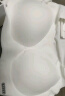 氧心（YANGXIN）果冻胶无尺码背心式睡眠文胸女士内衣女轻薄无痕无钢圈聚拢胸罩 婴儿蓝+极简白（背心款） 均码 （A-C/90-140斤） 实拍图