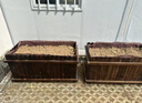 大海边 防腐木花箱户外阳台花种植箱碳化外摆围栏组合花盆爬藤架定制 长宽高120*50*50双龙骨加固 实拍图