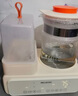 美菱（MeiLing）恒温水壶婴儿二合一温奶器恒温壶家用宝宝暖奶器多功能恒温调奶器 8合1+暖奶篮 1500ml 【橙色】 实拍图
