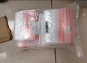工百利 6号自封袋 留样袋塑料袋密封袋食品级样品袋封口袋加厚实验室包装袋 12*17cm红边10丝厚/500只 实拍图