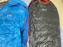 黑冰（BLACKICE）新款【B系列鸭绒木乃伊式羽绒睡袋】户外露营单人羽绒睡袋 蓝色 B400 L码（新标准） 实拍图