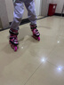 乐秀（ROADSHOW）轮滑鞋溜冰鞋碳纤花式儿童速桩旱冰鞋速滑专业平花男女KX4滑冰鞋 粉色单鞋 M (中码33-35#) 实拍图
