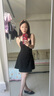 真维斯连衣裙女春夏赫本风吊带小个子高级感显瘦遮肚子裙子外穿黑色S 实拍图