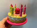 赟娅木质制生日蛋糕厨房玩具切切乐精细动作训练3-6岁男女孩生日礼物 抹茶水果生日蛋糕 实拍图