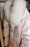 VEROMODA羽绒服冬新款90%白鸭绒短款宽松狐毛领可爱323423030 S85本白色 160/80A/S 实拍图