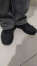 安踏男鞋运动鞋男夏季男士软底网面透气跑步鞋休闲鞋男皮面防水鞋子男 (夏季新款纯黑皮面款)黑色 42 （8.5码） 实拍图