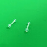 DAISY DREAM透明树脂养耳洞耳钉学生隐形耳环女硅胶耳堵耳棒非塑料耳骨钉耳饰 【5对装】隐形款树脂耳钉 实拍图