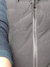 袋鼠（DAISHU）羽绒服马甲男士秋冬新款纯色立领白鸭绒加厚背心外套韩版无袖男装 黑色 185/XXL-建议145-160斤 实拍图