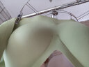 南极人无痕乳胶内衣女士无钢圈小胸聚拢调整型少女学生美背文胸罩 绿色 L（建议110-120斤 80CD&85ABC） 实拍图