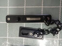 长贝防盗链不锈钢门链锁扣插销免打孔两用家用门栓门扣防盗安全链条锁 经典黑-防盗链（打螺丝/免钉装） 实拍图