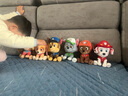 汪汪队立大功（PAW PATROL）汪汪队玩具毛绒全套狗狗玩偶公仔男女孩玩具旺旺队新年礼物 经典款-灰灰公仔 小号-坐高约15.2CM 实拍图