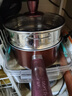 炊大皇（COOKER KING） 溢彩不粘奶锅不易糊底泡面锅煮奶锅宝宝婴儿辅食锅热牛奶小奶锅 溢彩奶锅（带蒸屉） 18cm 实拍图