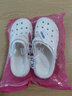 洁丽雅手术室专用洞洞鞋男士夏季外穿防滑EVA防臭沙滩凉鞋包头医用拖鞋 白色 【1.0 经典款｜久站不易累】 44-45 【标准码】 实拍图