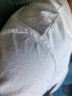 花花公子（PLAYBOY）短袖T恤男夏季男士休闲衣服宽松纯棉半袖潮流打底衫 白色 2XL  实拍图