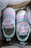 巴布豆学步鞋春秋男宝毛毛虫防滑透气儿童机能鞋男女童鞋淡紫21码 实拍图