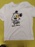 唐狮（TonLion）2025情侣圆领短袖T恤 男款/本白 M 实拍图