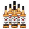 金宾（Jim Beam）Jim Beam 金宾占边波本波旁威士忌 进口洋酒柠檬沙瓦嗨棒可乐桶 金宾白占边白 700mL 6瓶 实拍图