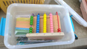 木丸子小学生数学教具套装一二年级学具盒七巧板益智玩具儿童节礼物 实拍图