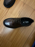 百丽通勤商务皮鞋男牛皮褶皱增高休闲鞋A1373AM4 棕色 39 实拍图