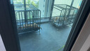憨憨宠 狗笼 狗笼子中大型犬小型犬带厕所加粗加固金毛拉布拉多方管笼子 黑浮银79*54*73CM含轮高度 35斤内适用 实拍图