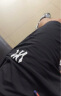 NODE SPORTS品牌联名纯色棉短裤男夏季裤子男透气宽松篮球运动裤男沙滩休闲裤 黑色(B) 3XL (建议体重160斤-175斤) 实拍图