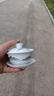 瓷牌茗茶具 盖碗大号 青花陶瓷盖碗花茶杯 白瓷三才碗杯敬茶碗泡茶 功夫茶具 【水墨远山】盖碗 实拍图