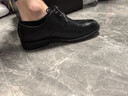 宜驰（EGCHI）皮鞋男士商务休闲正装英伦耐磨舒适通勤鞋子男 1618 黑色 38 实拍图