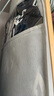 JEKO&JEKO衣服防尘罩防尘袋10件套大衣羽绒服衣物收纳袋透明衣罩挂衣袋灰色 实拍图