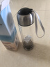 帕拉蒂托马黛茶杯子 双层隔热防烫玻璃过滤茶杯 外出旅行便携茶水分离泡茶 实拍图