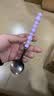 不锈钢彩色珍珠勺子家用饭勺家用调羹小汤勺塑料手柄餐勺长柄圆勺 精品勺子 【紫色 1支装】 实拍图