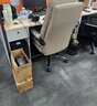 顾全C533家用老板椅舒适久坐办公椅电脑椅可躺工学椅子环保真皮座椅 【按摩+热敷】超纤皮浅咖 实拍图