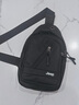 吉普斜挎包男大容量单肩包多功能胸包休闲运动背包潮流腰包通勤挎包 黑色 实拍图