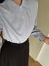 伯德小姐黑色西装半身裙女职业a字伞裙教资面试通勤半裙正装裙子 实拍图